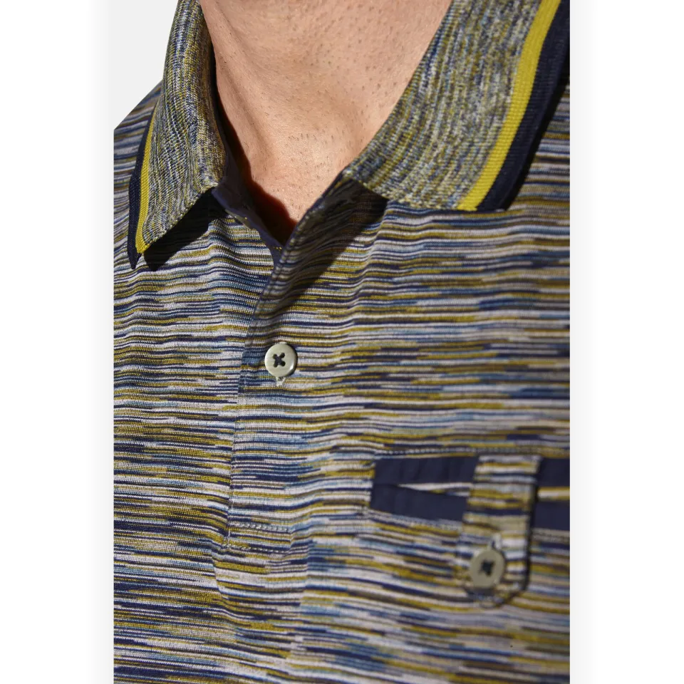 Babista polo +FIT Collectie Plus Size met print - olijfgroen, foto 7