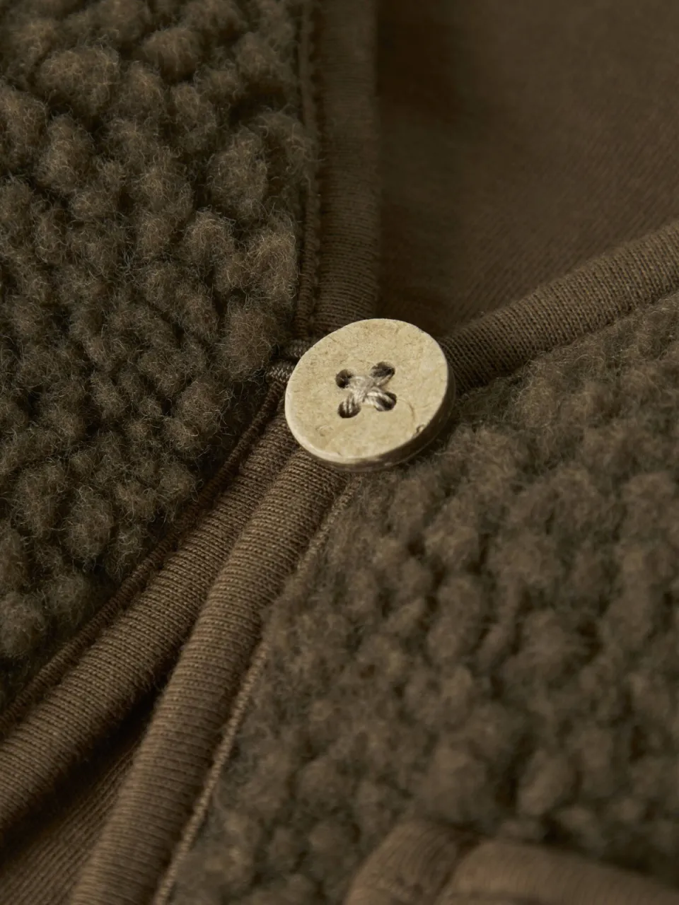 Lil' Atelier BABY teddy rechtvallend gilet - bruin, foto 4
