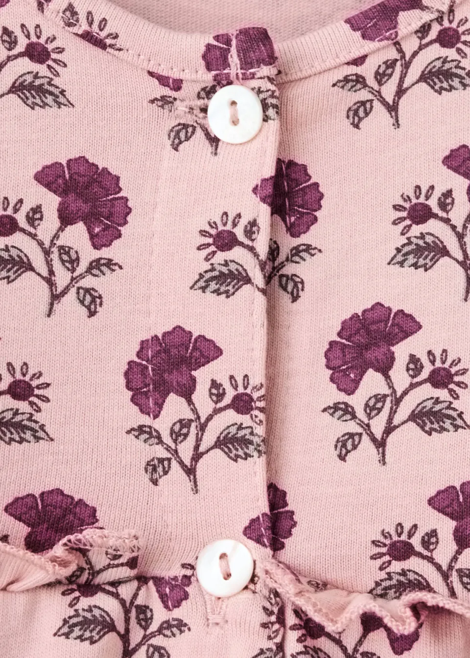 Mango gebloemde pyjama roze, foto 4