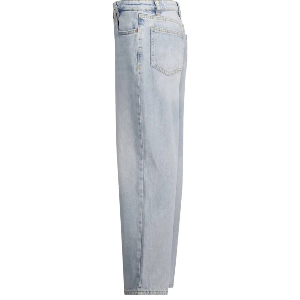 America Today low waist loose fit jeans light blue denim, foto 3