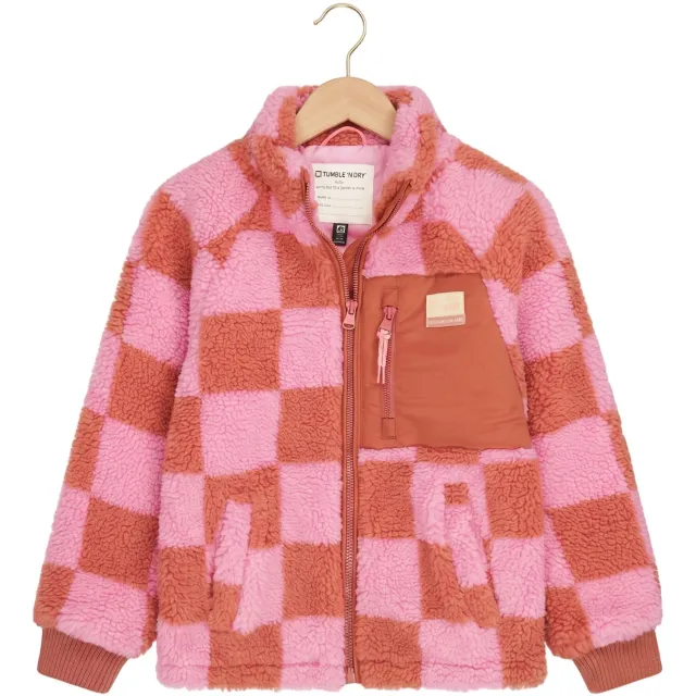 Tumble 'n Dry Alice teddy jas roze Roze/oranje