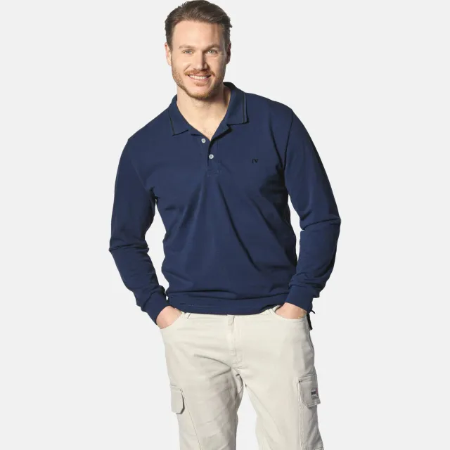 Jan Vanderstorm polo ELLIS Plus koningsblauw