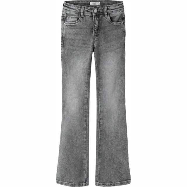 NAME IT KIDS bootcut jeans light grey denim