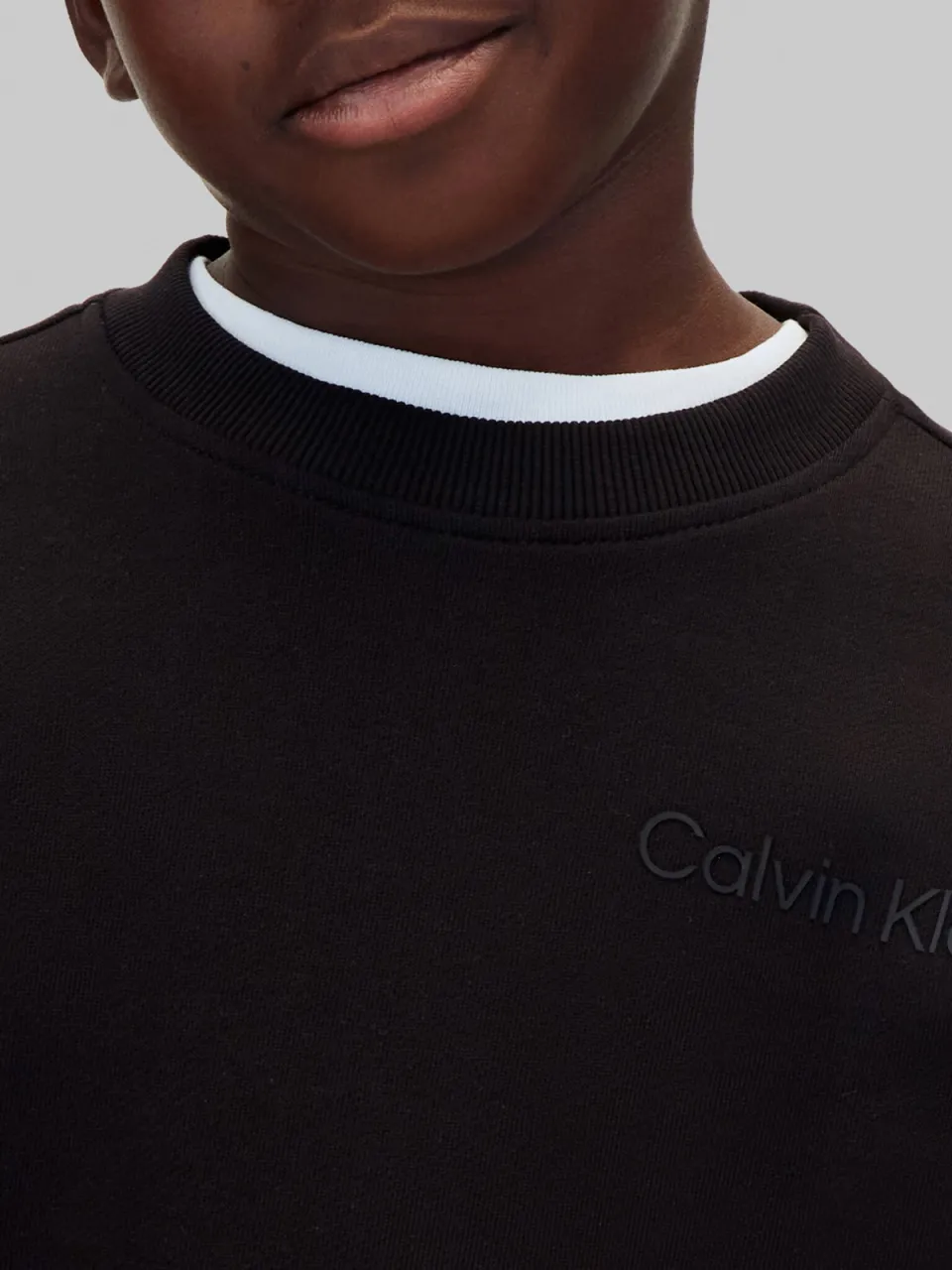 Calvin Klein sweater met backprint - zwart, foto 4