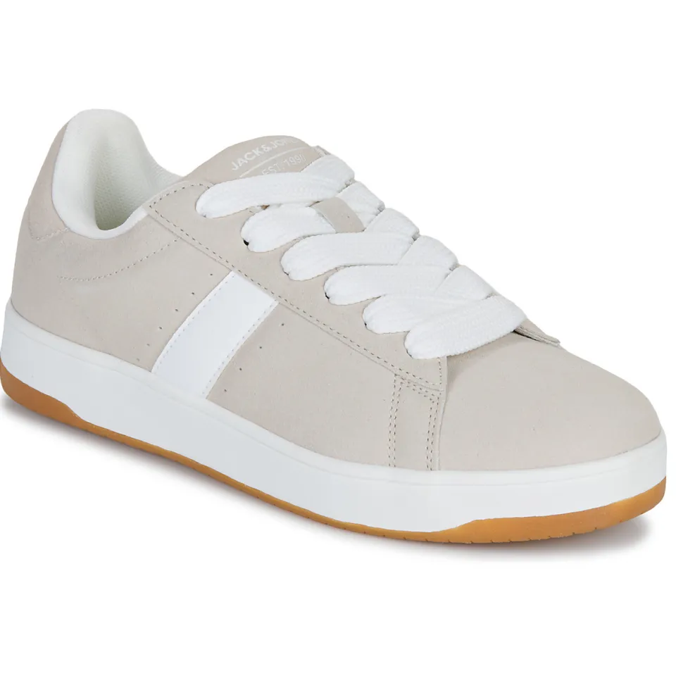 Jack & Jones Jfwmiles Syn Suede suède sneakers - beige