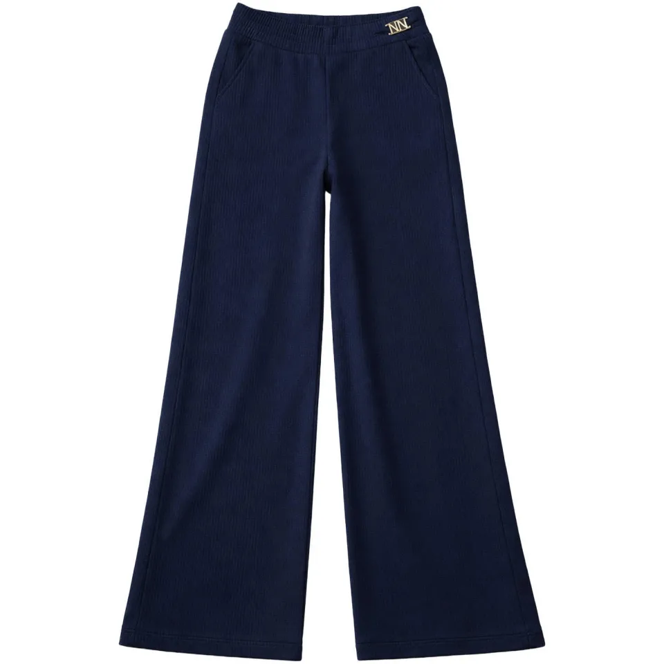 Nik & Nik wide leg broek donkerblauw, foto 2