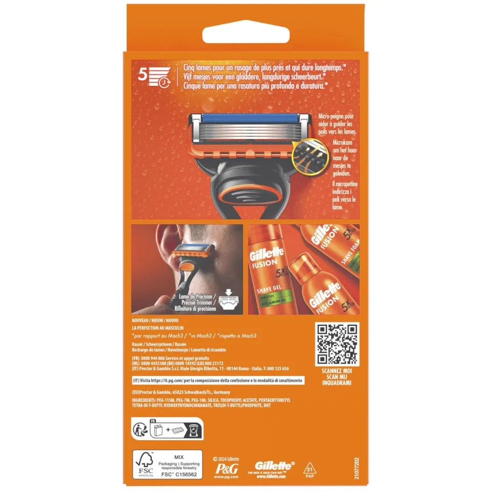 Gillette Fusion5 scheermes met 2 navulmesjes, foto 5