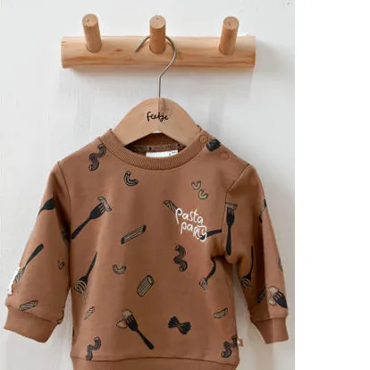 Feetje sweater met print - camel, foto 2