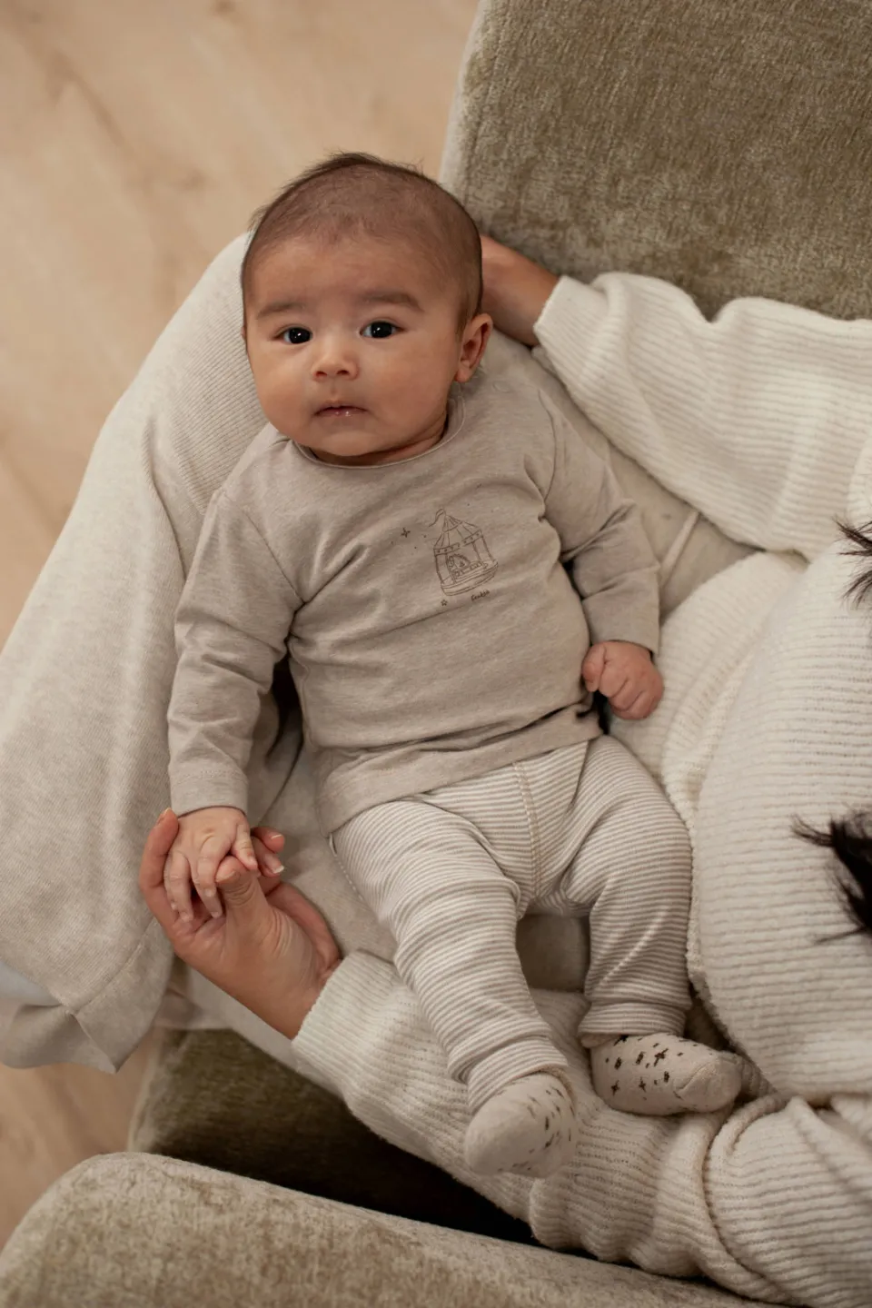 Feetje longsleeve The Cuddle Company beige, foto 5