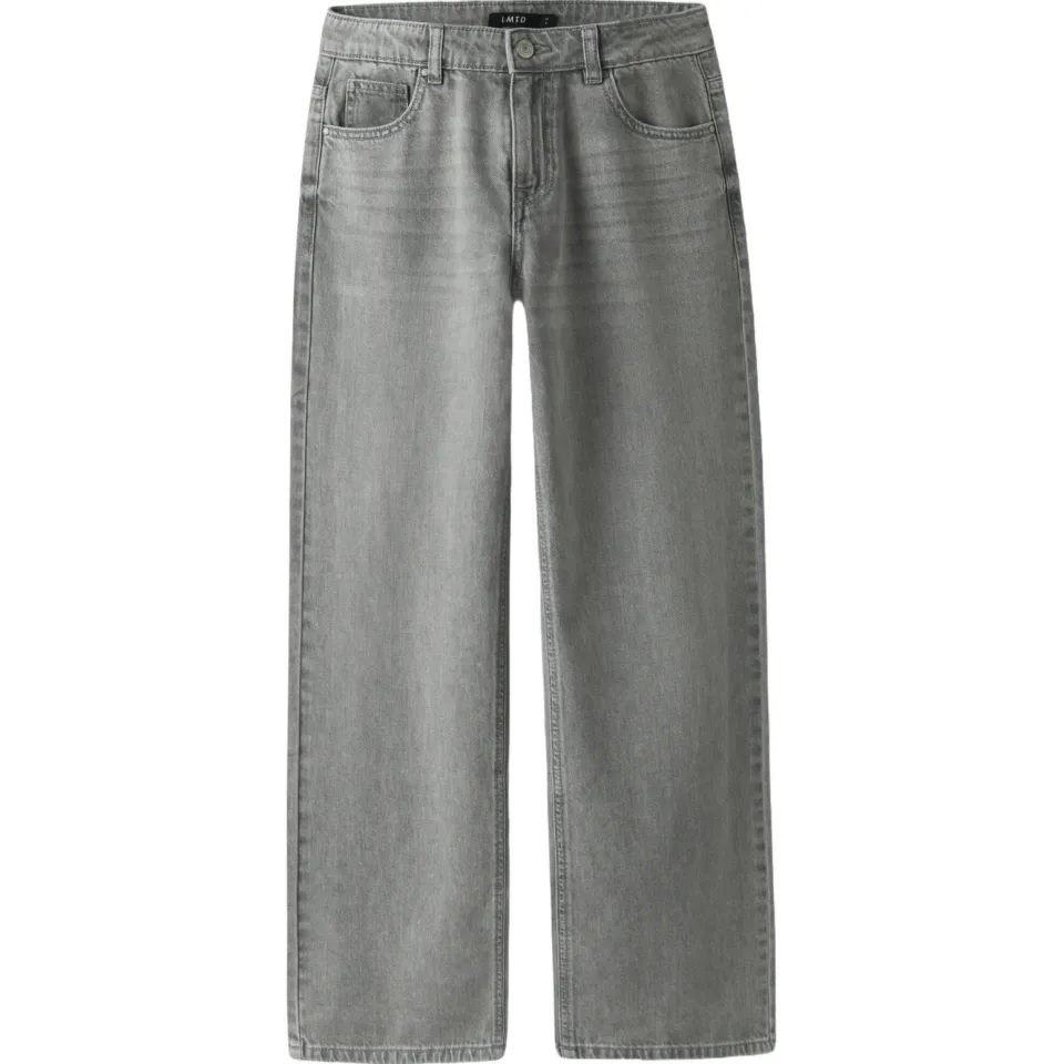 LMTD regular fit wide leg jeans - grijs, foto 2