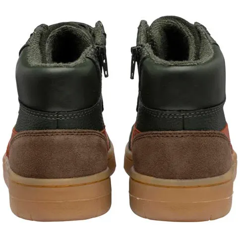 Gola Talon hoge sneakers donkergroen oranje, foto 4