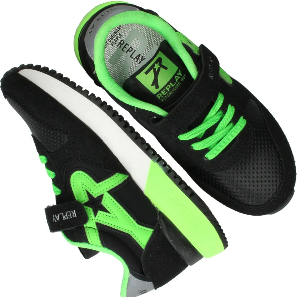 Replay Fiber JR 7 sneaker zwart, foto 4