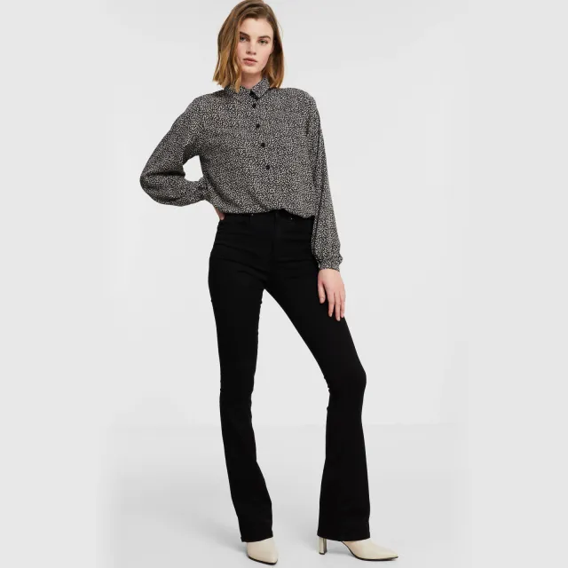Only high waist flared jeans ONLROYAL black