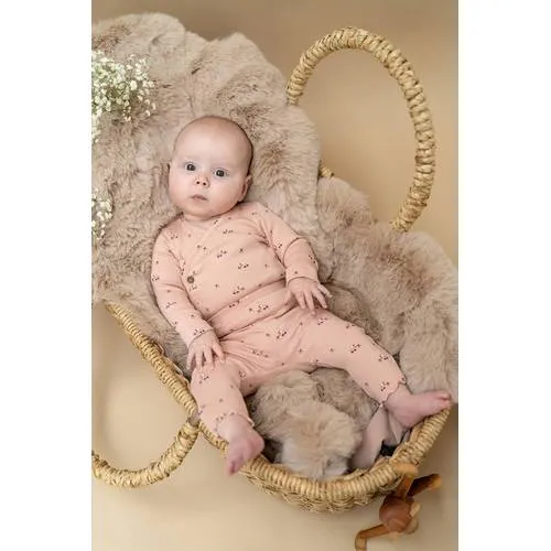 A Tiny Story romper met print - lichtroze, foto 3