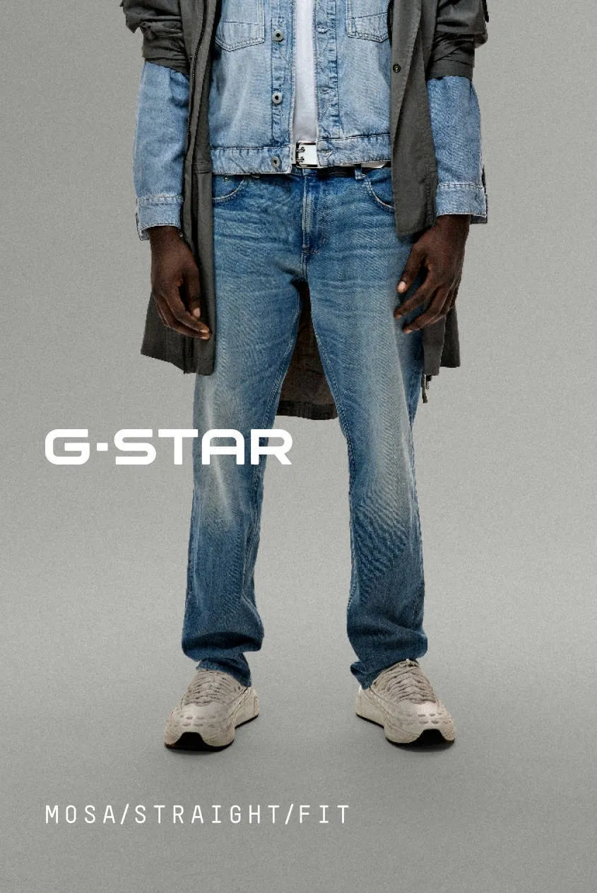 G-Star Raw G-STAR Mosa straight leg jeans sun faded blue donau, foto 4