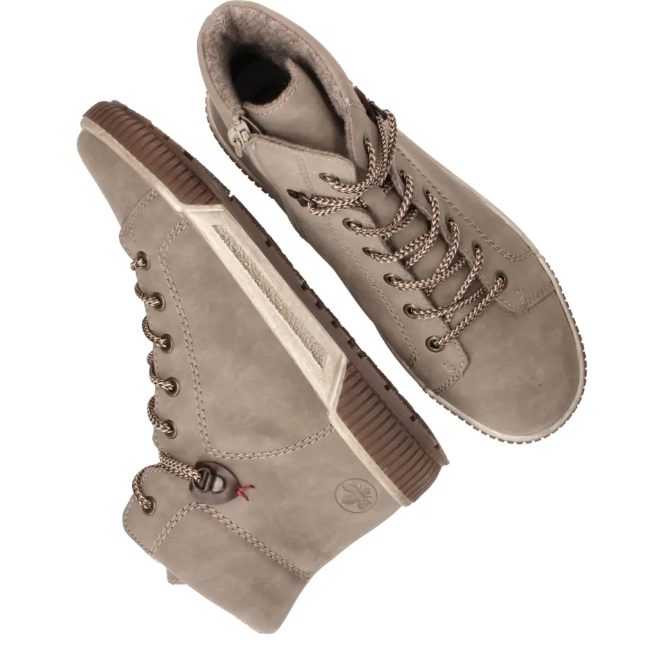 Rieker hoge veterboots beige, foto 5