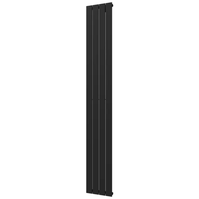 Plieger Designradiator Plieger Cavallino Retto Enkel 666 Watt Middenaansluiting 200x29,8 cm Donkergrijs Structuur Donker Grijs