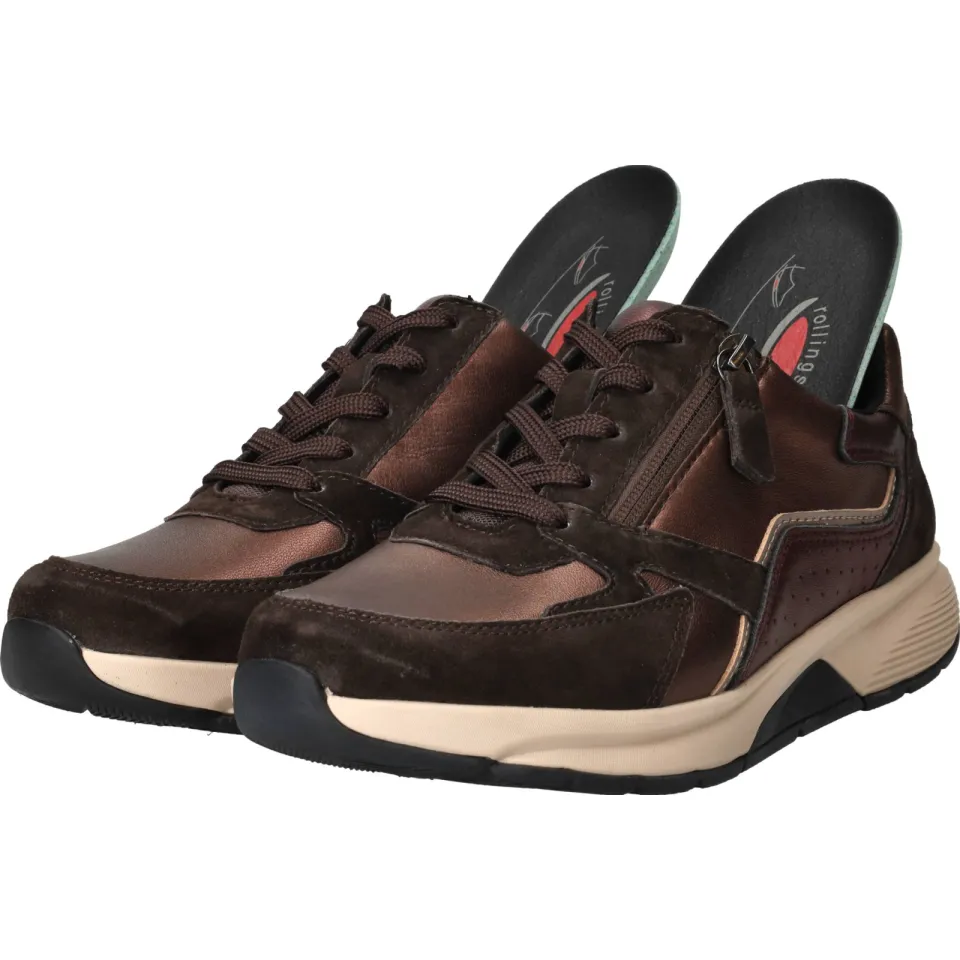 Gabor Rollingsoft sneaker donkerbruin, foto 6