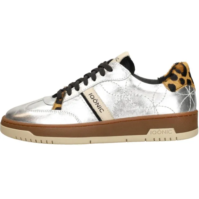 Iqonic lage sneakers zilver, foto 2