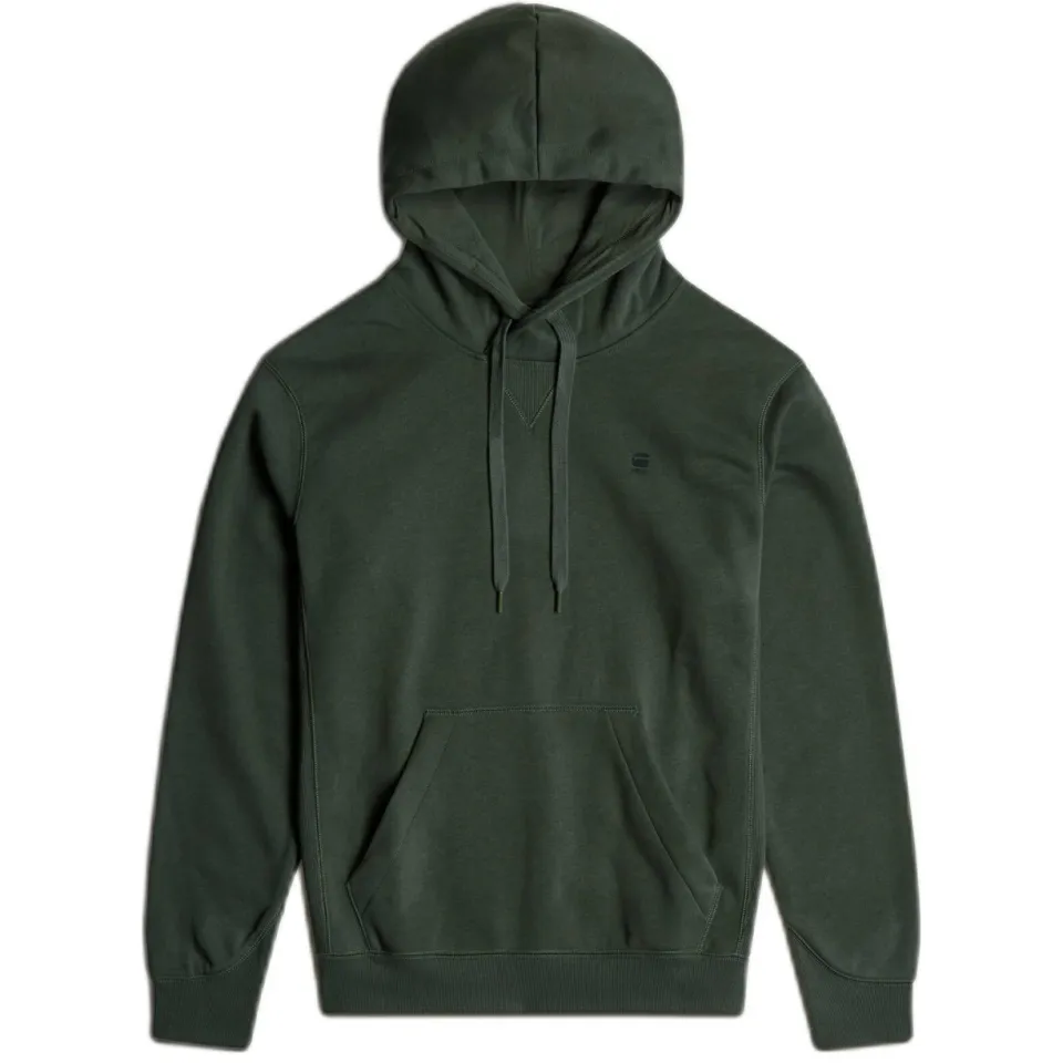 G-Star hoodie Premium Core met logo graphite donkergroen, foto 2