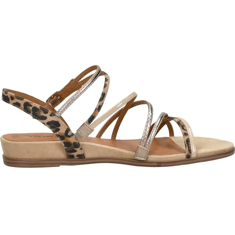 Tamaris sandalen beige Cognac