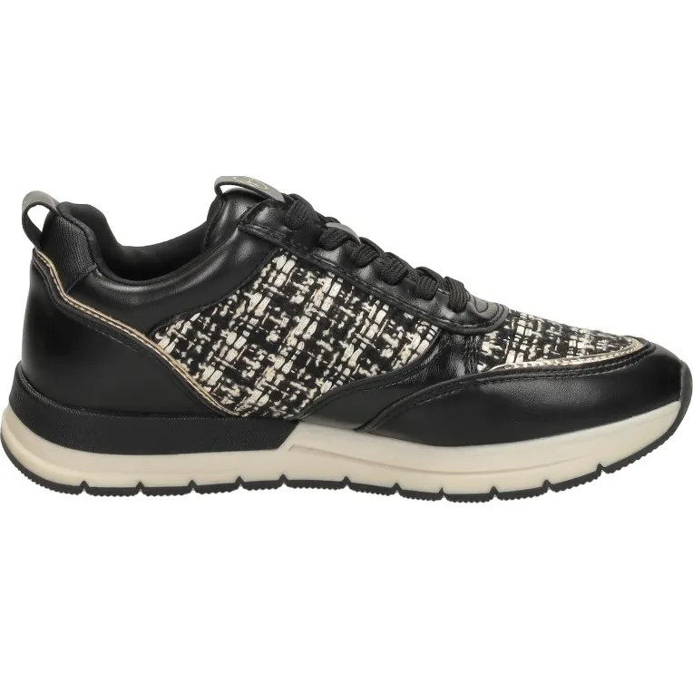 Tamaris Mokis lage sneakers zwart