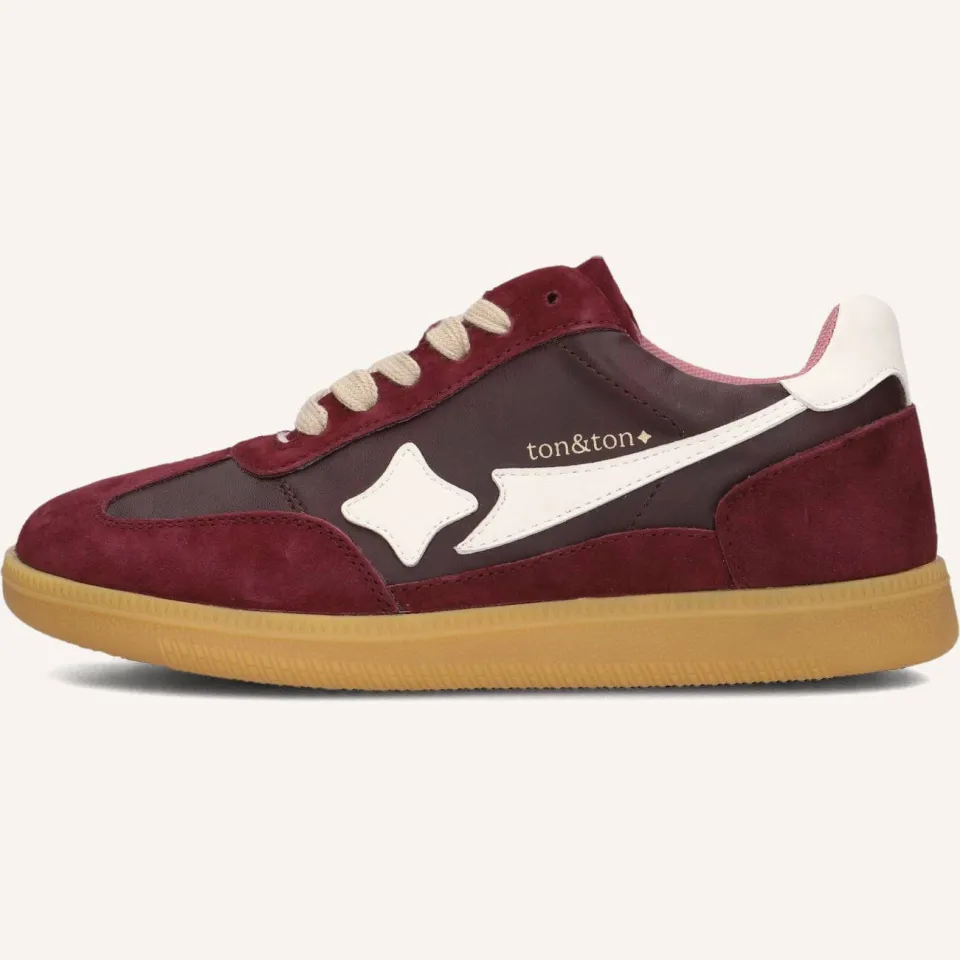 Ton & Ton Sneakers Vilde Bordeaux, foto 5
