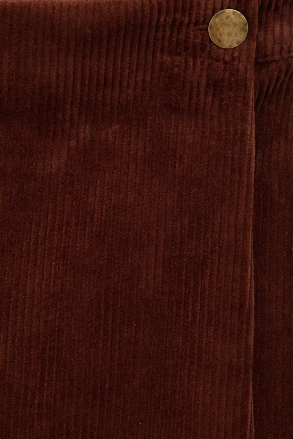 WE Fashion corduroy korte rok cognac, foto 6