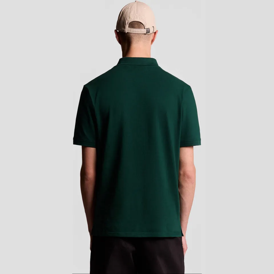 Lyle & Scott regular fit polo - donkergroen, foto 4