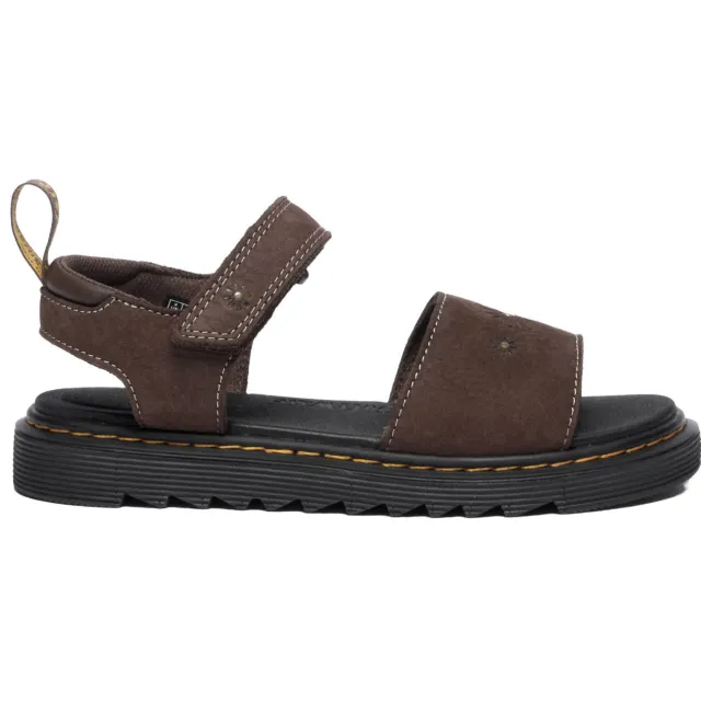 Dr. Martens Marlowe Flower sandalen bruin Donkerbruin
