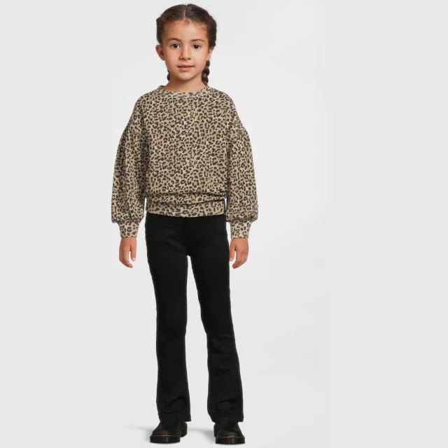 Anytime flared jeans zwart