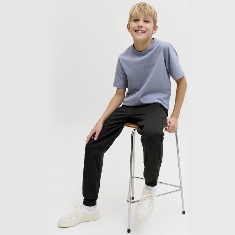 Jack & Jones JUNIOR Jpstgordon casual broek zwart, foto 3