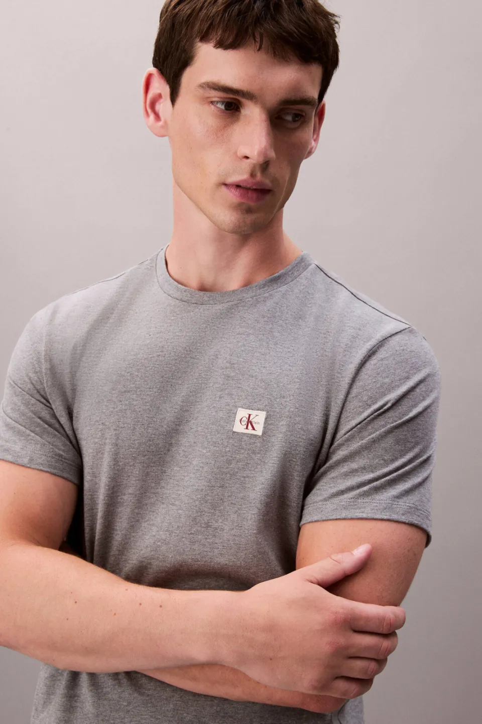 Calvin Klein JEANS regular T-shirt grijs, foto 5