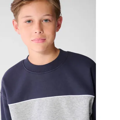 Shoeby sweater - grijs/donkerblauw, foto 6