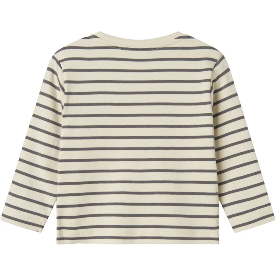 Lil' Atelier MINI longsleeve ecru gestreept, foto 4