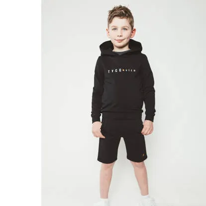 TYGO & vito regular sweatshort zwart, foto 3