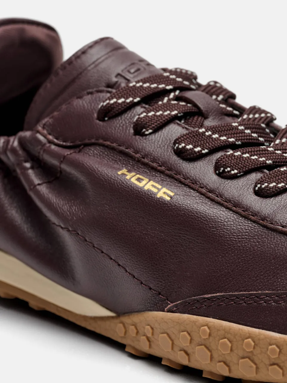 Hoff Bridge leren sneakers - donkerbruin, foto 2