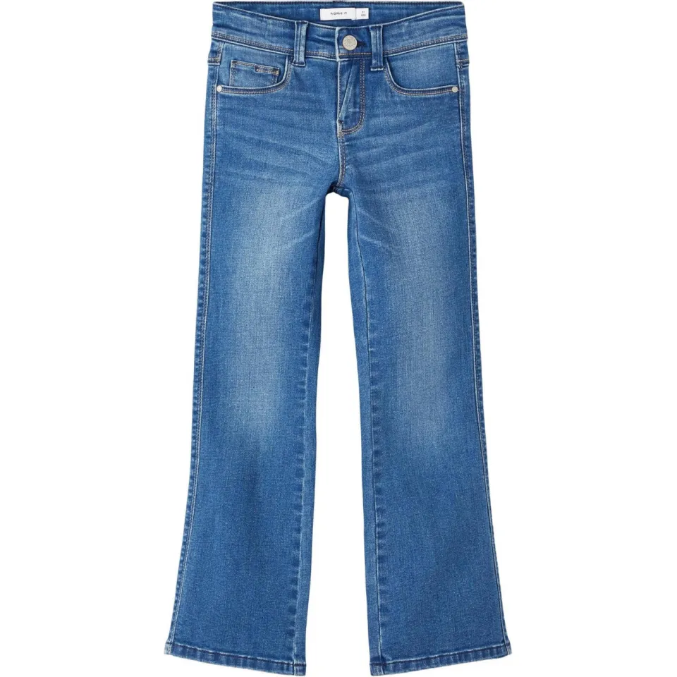 NAME IT KIDS bootcut fit jeans NKFPOLLY black denim, foto 2