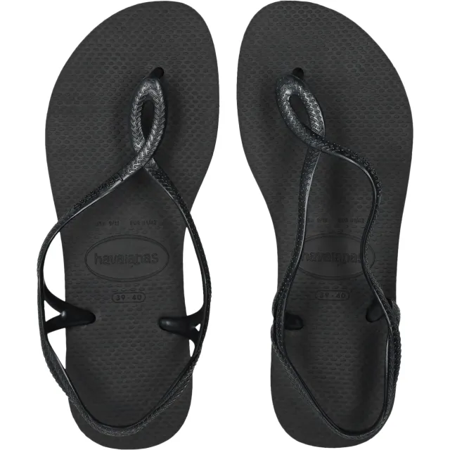 Havaianas Luna Slippers en Sandalen Dames - Zwart - Plastic, foto 2