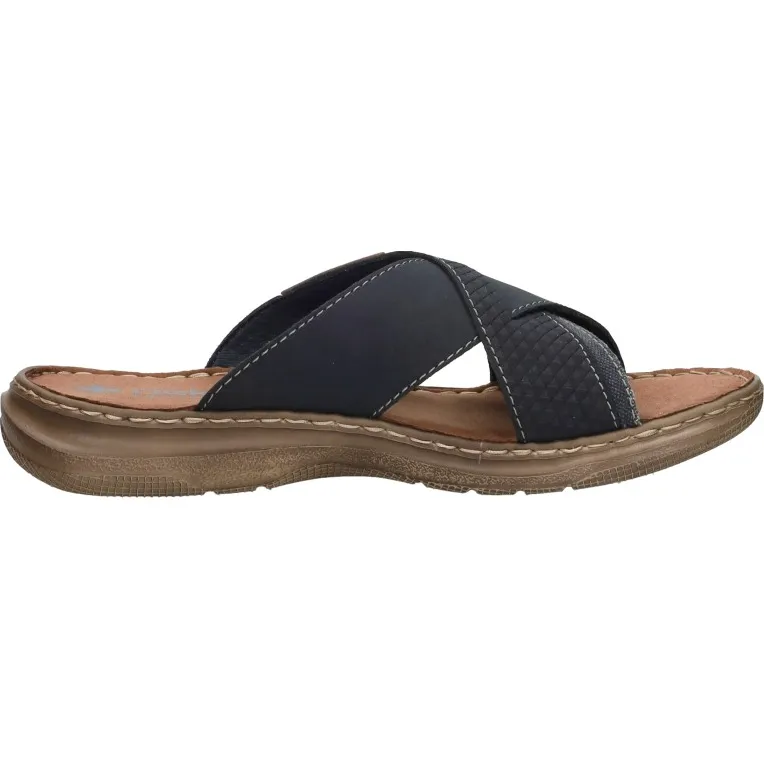 Rieker Open Teen slipper blauw, foto 4