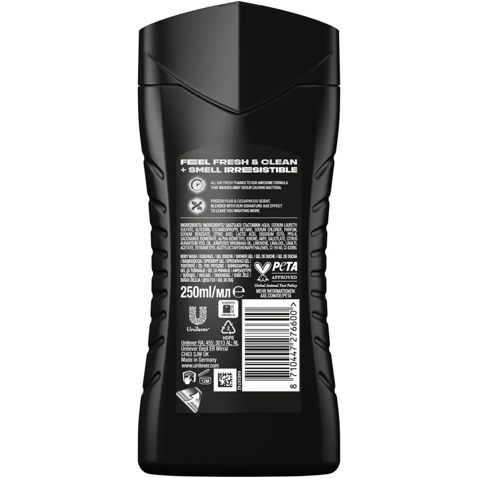 Axe Black 3-in-1 douchegel, foto 5