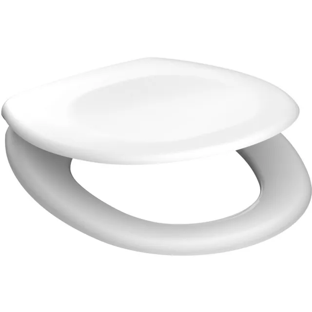 Schutte toiletzitting White Duroplast Soft Close 45 x 37 cm wit