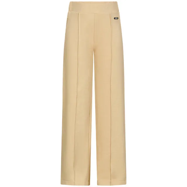 Retour Jeans wide leg casual broek beige
