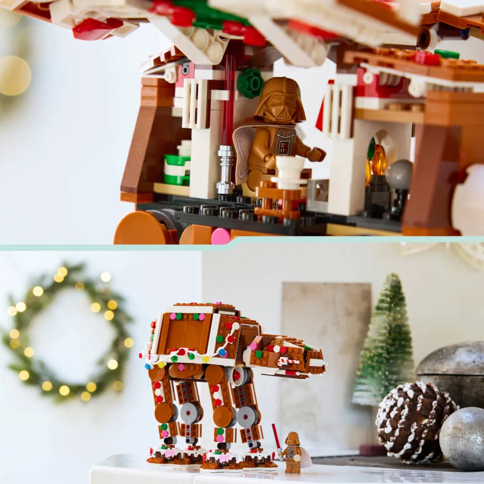 Lego Seasons and Occasions Star Wars Peperkoek AT-AT Walker Kerst Bouwpakket voor Kinderen 40806, foto 4