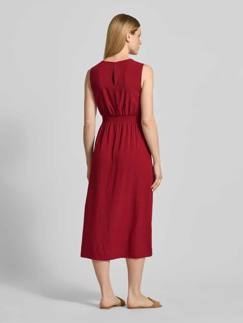 MSCH Copenhagen Daria midi-jurk bordeaux, foto 3
