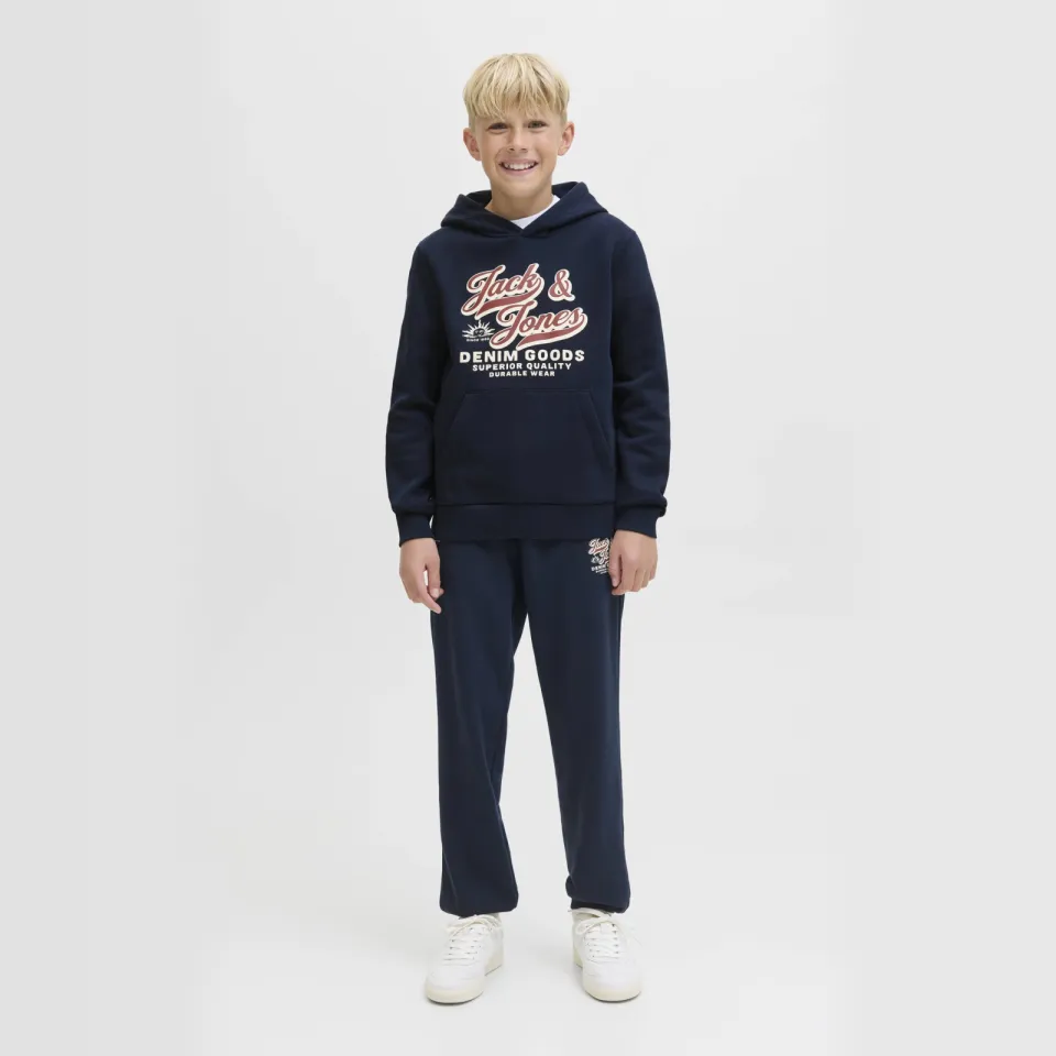 Jack & Jones JUNIOR hoodie donkerblauw, foto 3
