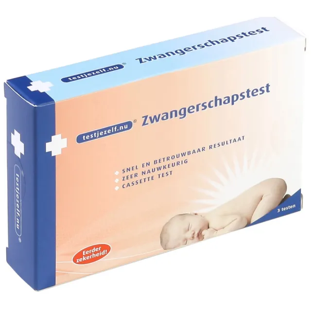 Testjezelf.nu TestJezelf. nu Zwangerschapstest 3 stuks