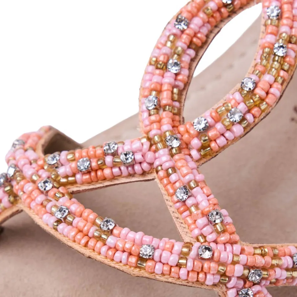 Gioseppo leren sandalen roze, foto 4