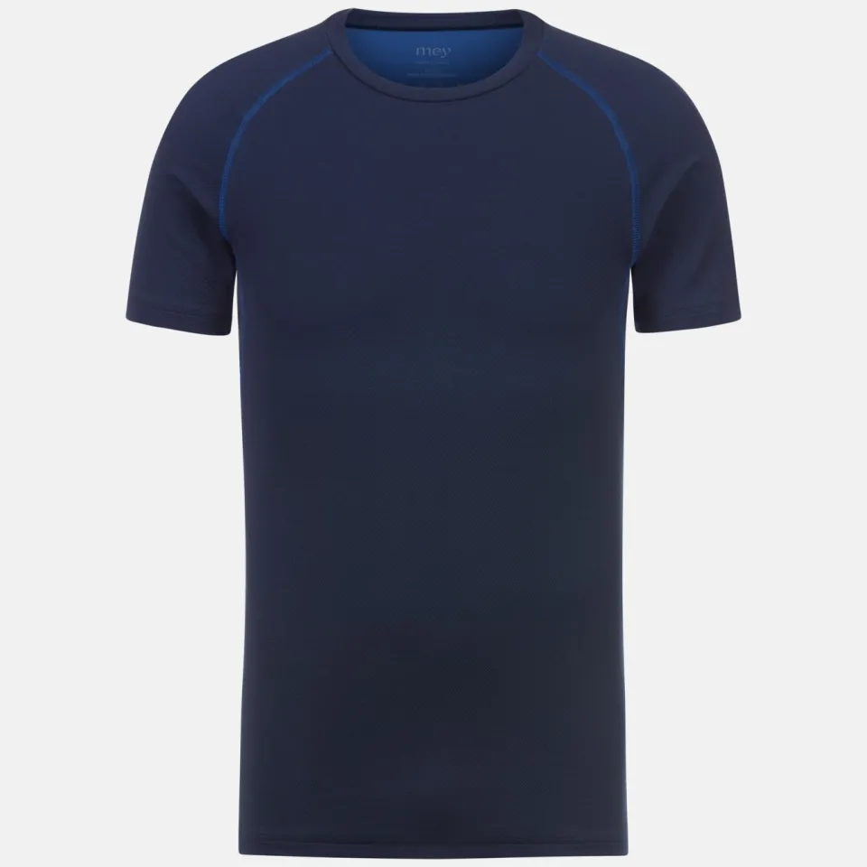 Mey Crew Neck Shirt Serie High Performance Yacht Blue, foto 2