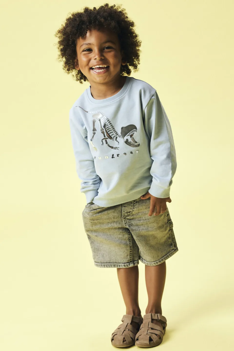 NAME IT MINI NMMBEN denim korte broek grijs Medium Grey Denim